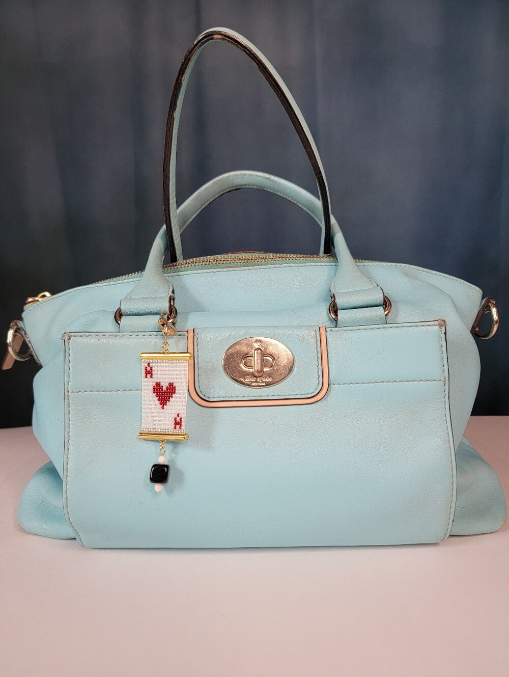 Handmade Ace Of Hearts Bag Charm